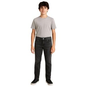 OLD NAVY Boys‎ Jeans Size 16 Flex Taper Coal Wash Built-In Flex